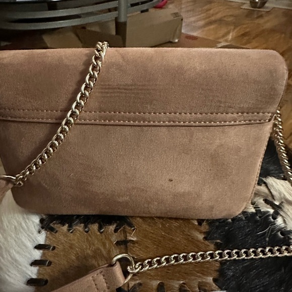 H&M Faux Suede Crossbody - Camel Color - Picture 4 of 7